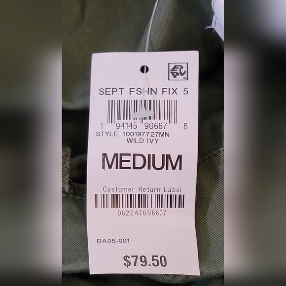 $80 Mode of One Mens Twill Coaches Jacket - Picture 9 of 9